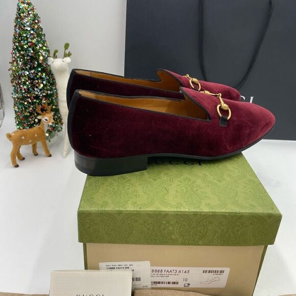 Men’s Gucci velvet horse bit loafers size 10 fits 11 US made in Italy - Picture 3 of 6
